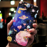 Eqvvol Cute 3D Emboss Cartoon Patterned Phone Case