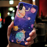 Eqvvol Cute 3D Emboss Cartoon Patterned Phone Case