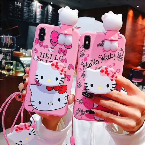Cute Cartoon Hello Kitty Phone Case