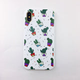 Candy Color Leaf Print Phone Case