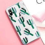 Trendy Cute Cactus Pineapple Patterned Case