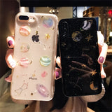 KSTUCNE Fashion Glitter Space planet phone Case
