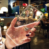 KSTUCNE Fashion Glitter Space planet phone Case