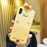 Cartoon doll Winnie Pooh Tigger Phone Case