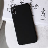 LACK Solid Color Silicone Couples Cases