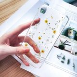 Real Flowers Dried Flowers Soft TPU Phone Case