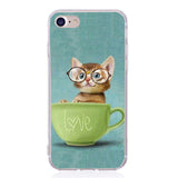 Cute Cactus Pineapple Flamingo Patterned Case