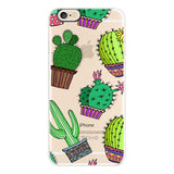 Cute Cactus Pineapple Flamingo Patterned Case